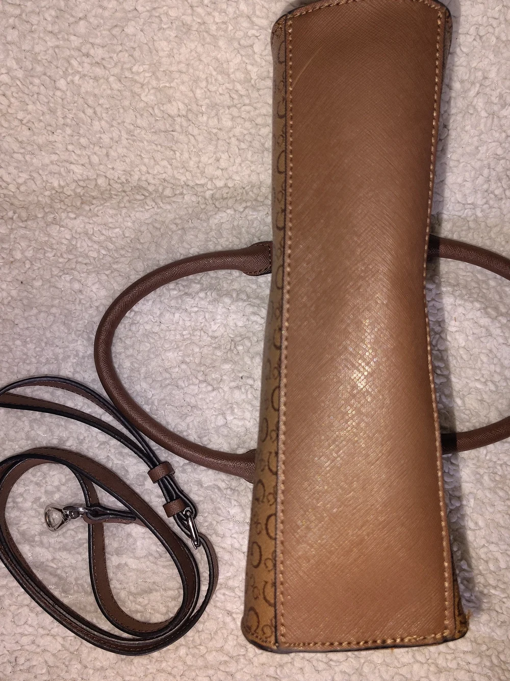 GUESS | G Signature Brown Satchel Bag